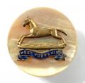 WW1 West Yorkshire Regiment Mother of Pearl Sweetheart Brooch.
