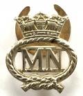 WW2 Merchant Navy Official Issue MN War Service Silver Badge.
