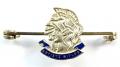 WW1 28th County of London Artists Rifles Silver & Enamel Regimental Sweetheart Bar Brooch.