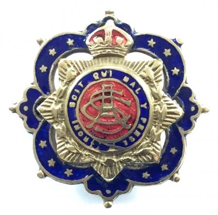 Army Service Corps gilt & enamel ASC sweetheart brooch