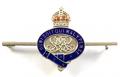 WW1 Grenadier Guards Silver & Enamel Regimental Bar Brooch.