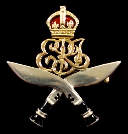 2nd King Edward VII's Own Gurkha Rifles (Sirmoor Rifles) Sweetheart Brooch.