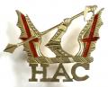 Honourable Artillery Company Silver Gilt Regimental HAC Sweetheart Brooch.