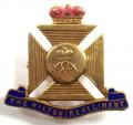 Wiltshire Regiment Brass & Enamel Sweetheart Brooch.