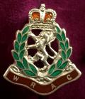 Women's Royal Army Corps Silver & Enamel WRAC Brooch.