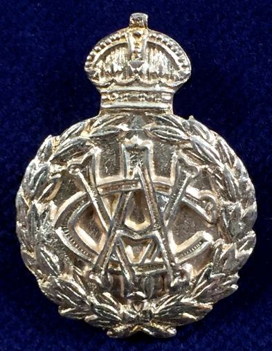 WW1 Army Veterinary Corps 1916 Hallmarked Silver AVC Regimental Sweetheart Brooch by Lambourne & Co.