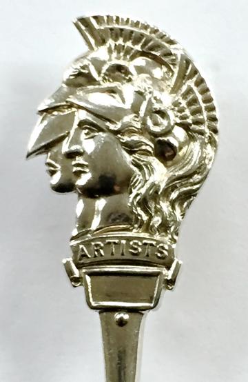 Artists Rifles 1926 hallmarked silver regimental spoon