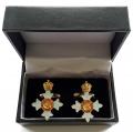 Most Excellent Order of the British Empire Pair of Cufflinks with Presentation Case