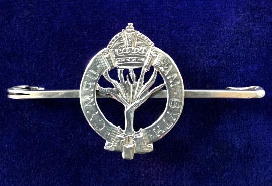 Welsh Guards Regimental silver sweetheart brooch