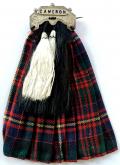 WW1 Cameron Highlanders Scottish Kilt Sporran Sweetheart Brooch in Retailer's Original Box.