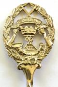 Somerset Light Infantry 1929 hallmarked silver regimental spoon