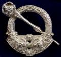 Antique 1916 Hallmarked Silver Miniature Irish Celtic Tara Brooch by Adie & Lovekin Ltd.