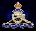 WW1 Royal Artillery Silver & Enamel RA Regimental Sweetheart Brooch.