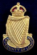 WW1 18th County of London Battalion (London Irish Rifles) Regimental Sweetheart Brooch.
