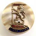WW1 New Zealand Rifle Brigade Mother of Pearl Sweetheart Brooch.