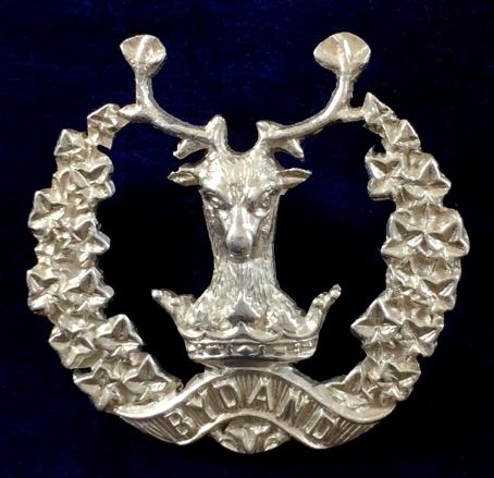 Gordon Highlanders Silver Scottish Regimental Sweetheart Brooch.