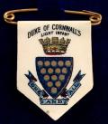 'The Duke of Cornwall's Light Infantry' Boer War Fund Raisers Charity Flag Day Badge.