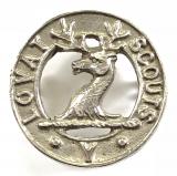 Lovat Scouts Yeomanry silver sweetheart brooch