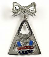Women's Royal Naval Service WRNS bow suspension sweetheart brooch