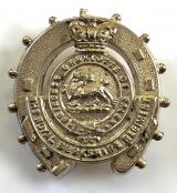 Royal Berkshire Regiment 1907 silver horseshoe sweetheart brooch