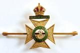 The Kings Royal Rifle Corps gold sweetheart brooch by Charles Packer