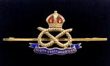 South Staffordshire Regiment gold regimental sweetheart brooch