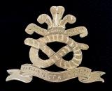 WW1 North Staffordshire Regiment gold on silver sweetheart brooch