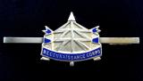 WW2 Reconnaissance Corps silver and enamel bar brooch