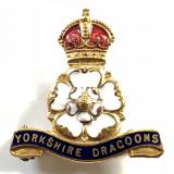 Queen's Own Yorkshire Dragoons sweetheart brooch