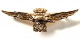 WW1 Royal Naval Air Service pilot's wing gold RNAS sweetheart brooch