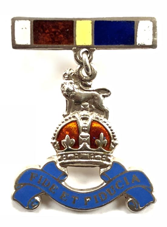 Royal Army Pay Corps silver sweetheart brooch by James Fenton