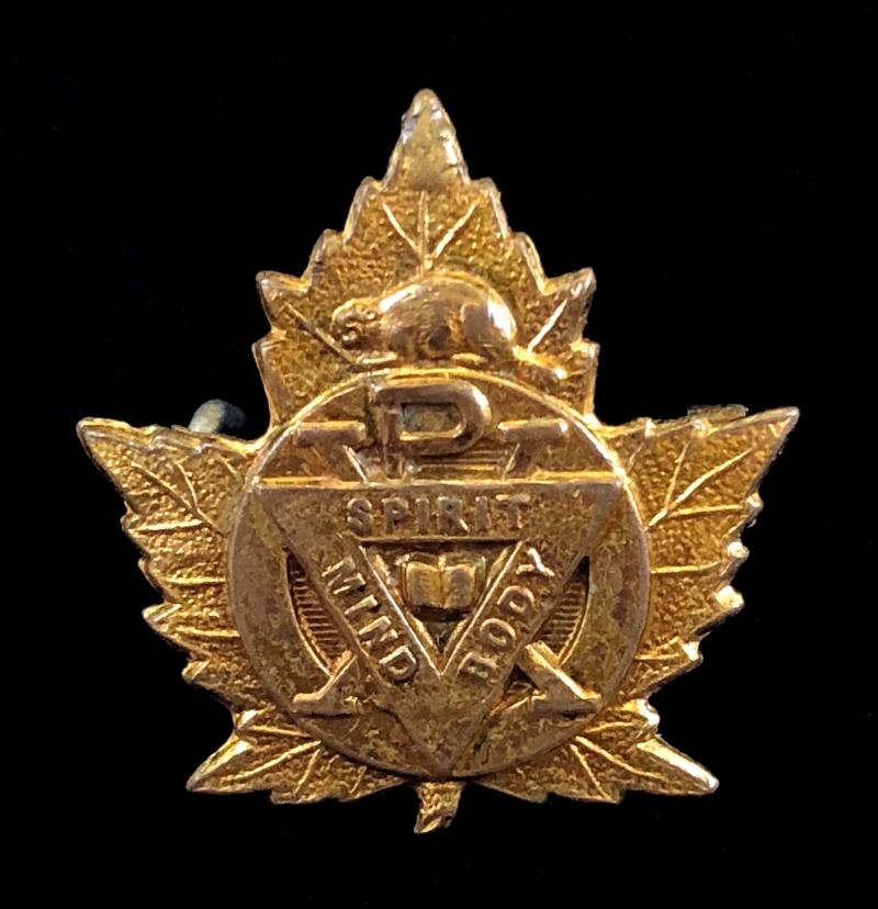 Canadian YMCA Spirit Body Mind pin brooch GAUNT LONDON